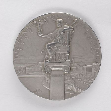 Lot #9017 Stockholm 1912 Summer Olympics Pewter