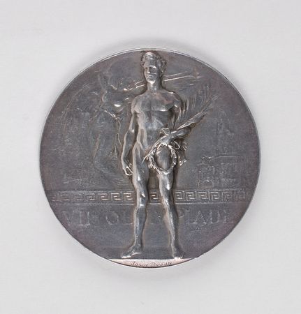 Lot #9025 Antwerp 1920 Summer Olympics Silver Winner?s Medal - Image 1