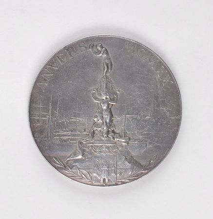 Lot #9025 Antwerp 1920 Summer Olympics Silver Winner?s Medal - Image 2