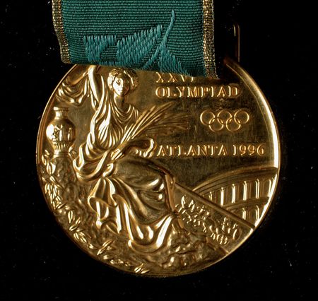 Lot #9133 Atlanta 1996 Summer Olympics Set of Gold, Silver, and Bronze Winner?s Medals - Image 5