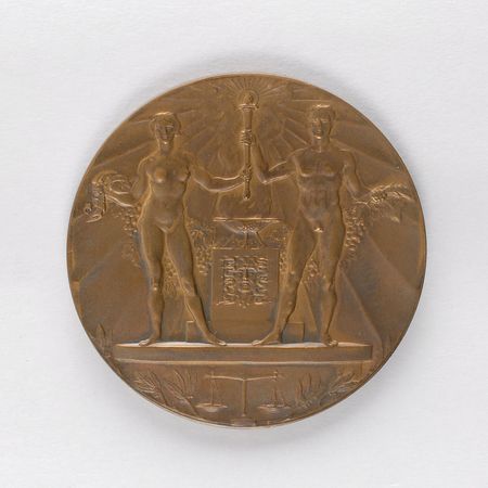 Lot #9033 Amsterdam 1928 Summer Olympics Bronze Participation Medal - Image 1
