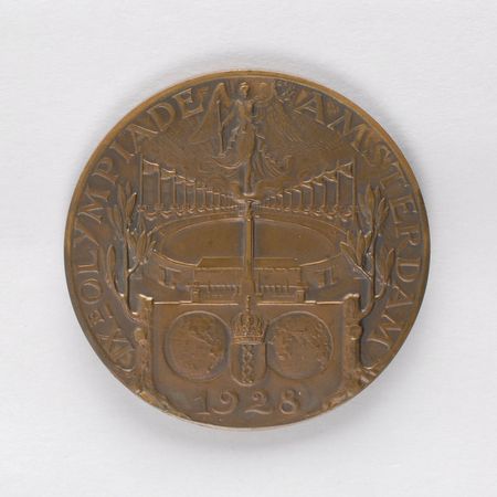 Lot #9033 Amsterdam 1928 Summer Olympics Bronze Participation Medal - Image 2