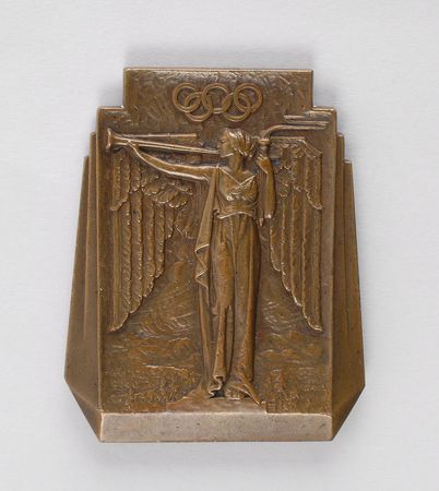 Lot #9036 Lake Placid 1932 Winter Olympics Bronze Participation Medal - Image 1