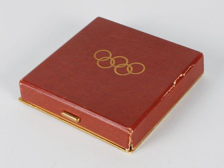 Lot #9065 Oslo 1952 Winter Olympics Copper Participation Medal - Image 3