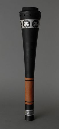 Lot #9090 Mexico City 1968 Summer Olympics ?Black Aluminum? Torch - Image 1