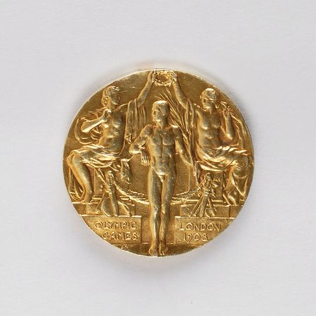 Lot #9011 London 1908 Summer Olympics Gold Winner?s Medal - Image 2