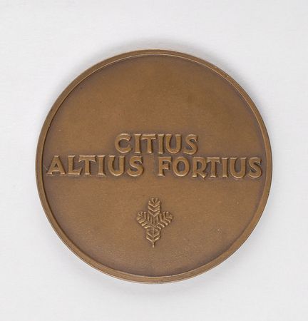 Lot #9045 Garmisch 1936 Winter Olympics Bronze Participation Medal - Image 2