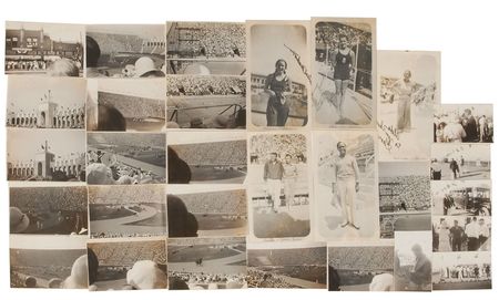 Lot #9043  Los Angeles 1932 Summer Olympics Candid Photos and Autograph Archive - Image 1