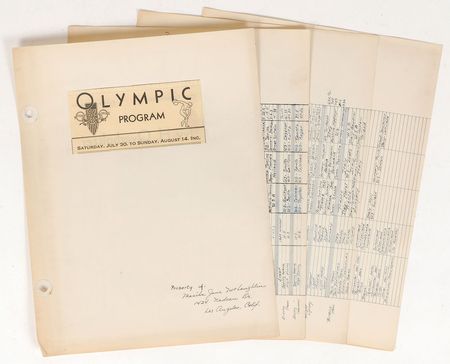 Lot #9043  Los Angeles 1932 Summer Olympics Candid Photos and Autograph Archive - Image 3