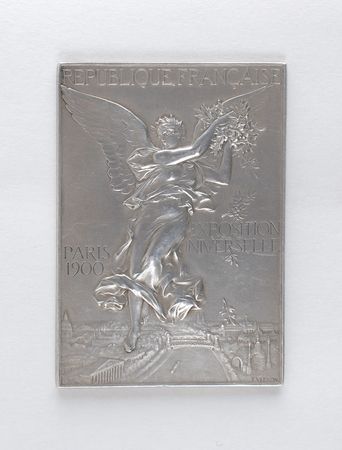 Lot #9006 Paris 1900 Summer Olympics Silver Winner?s Medal ?Concours D?Automobiles? - Image 1