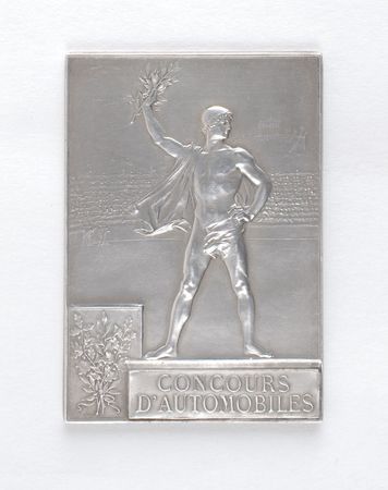 Lot #9006 Paris 1900 Summer Olympics Silver Winner?s Medal ?Concours D?Automobiles? - Image 2