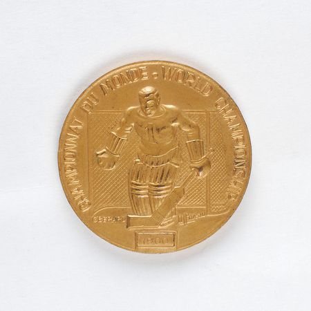 Lot #9075 Squaw Valley 1960 Winter Olympics / World Championship Hockey Gold Winner?s Medal - Image 1