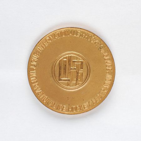 Lot #9075 Squaw Valley 1960 Winter Olympics / World Championship Hockey Gold Winner?s Medal - Image 2