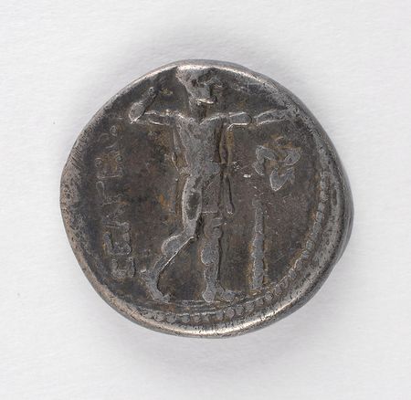 Lot #9001 Ancient Greek Silver Stater Selge Wrestlers - Image 2