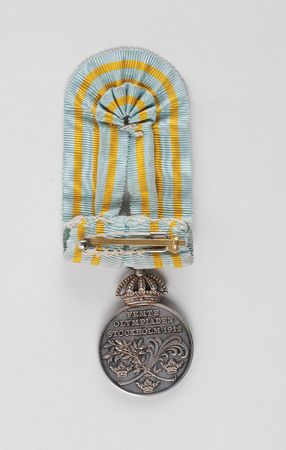 Lot #9018  Stockholm 1912 Summer Olympics: King Gustaf V Medal - Image 1