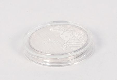 Lot #9158 Sochi 2014 Winter Olympics Polished Steel Participation Medal - Image 3