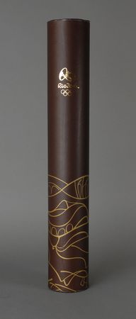 Lot #9159  Rio 2016 Summer Olympics Torch and Custom Display Stand - Image 8