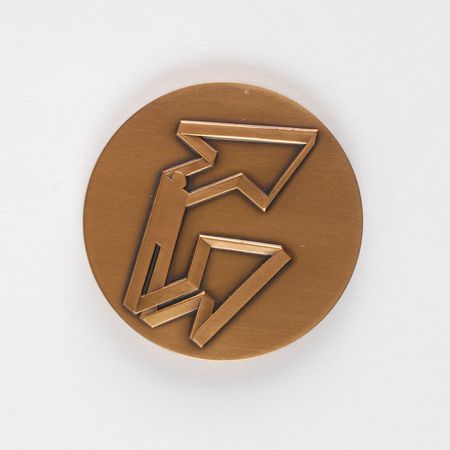 Lot #9093 Sapporo 1972 Winter Olympics Bronze Participation Medal - Image 2