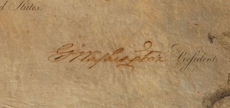 Lot #1 George Washington: President Washington welcomes a naval captain into the Society of the Cincinnati - Image 2