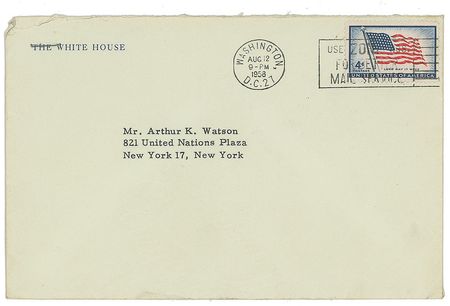 Lot #93 Dwight D. Eisenhower Typed Letter Signed - Image 2