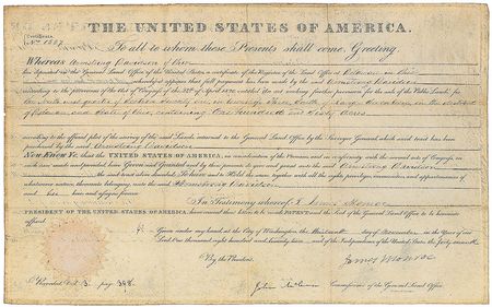 Lot #8 James Monroe Signed Document