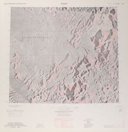 Lot #300 Apollo 15 Charts - Image 2