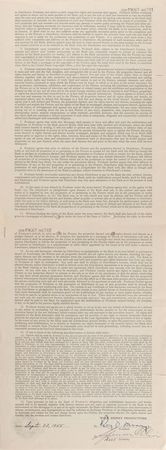 Lot #380 Roy O. Disney Signed Document - Image 1