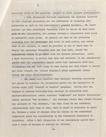 Lot #728 Lucille Ball and Desi Arnaz Signed Document - Image 2