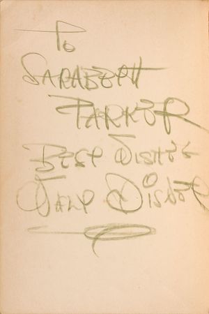 Lot #381 Walt Disney: Impressively inscribed Dumbo - Image 1