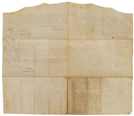 Lot #123 James Wilson and Thomas Mifflin Signed Document - Image 1