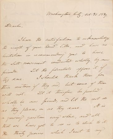 Lot #180 Thomas Hart Benton Handwritten Letter Signed - Image 1