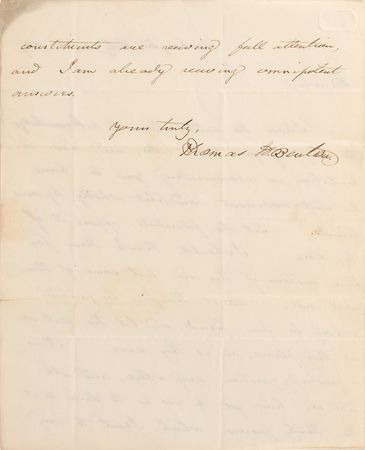 Lot #180 Thomas Hart Benton Handwritten Letter Signed - Image 2