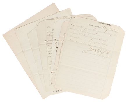 Lot #282 US Navy: Appealing fleet of Naval officers like Welles, Porter, and others - Image 1