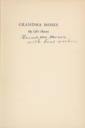 Lot #371 Grandma Moses Book - Image 1