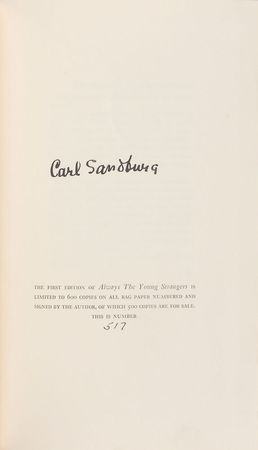 Lot #469 Carl Sandburg Books - Image 4