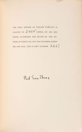 Lot #469 Carl Sandburg Books - Image 6