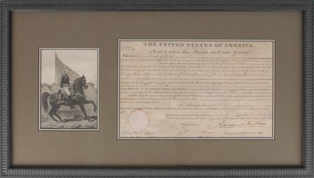 Lot #11 Andrew Jackson Signed Document
