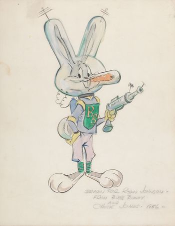 Lot #386 Chuck Jones Sketch - Image 2