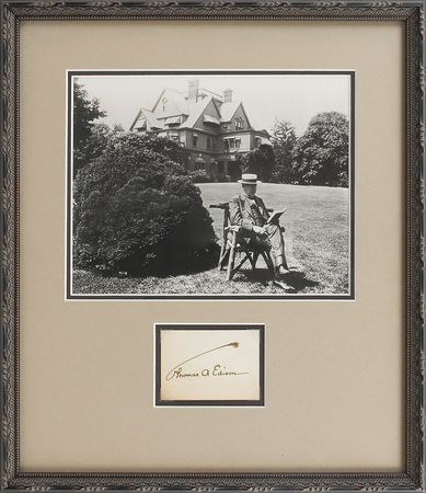 Lot #143 Thomas Edison Signature - Image 1