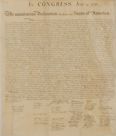 Lot #112 Declaration of Independence Force Print Force Print - Image 1