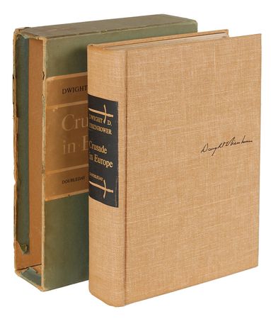 Lot #57 Dwight D. Eisenhower: Twice-signed Crusade in Europe dedicated to Ike?s private secretary - Image 3