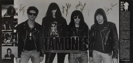 Lot #557 Ramones Signed 1990 Japan Program Program - Image 1