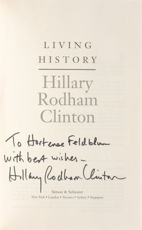 Lot #108 Hillary Clinton Book - Image 1