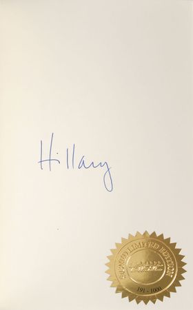 Lot #109 Hillary Clinton Book - Image 1