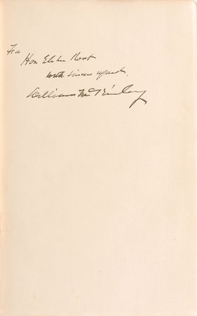 Lot #38 William McKinley: Presentation to a Nobel