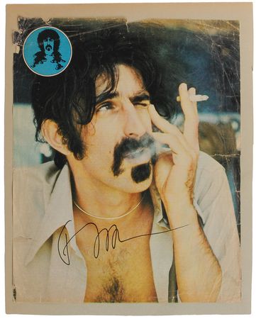 Lot #687 Frank Zappa Signed Photographs - Image 1