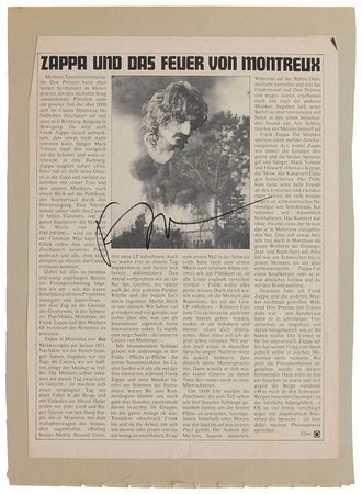 Lot #687 Frank Zappa Signed Photographs - Image 2