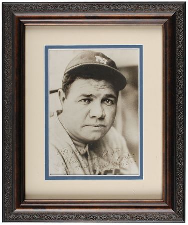 Lot #831 Babe Ruth: Stunning 1932 portrait of the Babe - Image 2