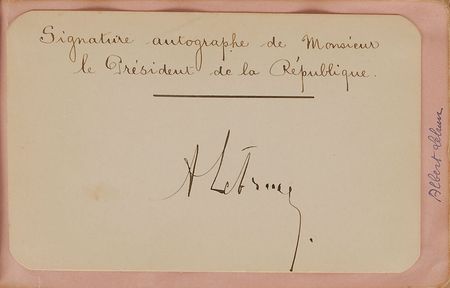 Lot #194 French Notables Autograph Album - Image 1