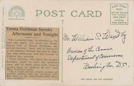 Lot #128 Emma Goldman Signed Photograph - Image 2